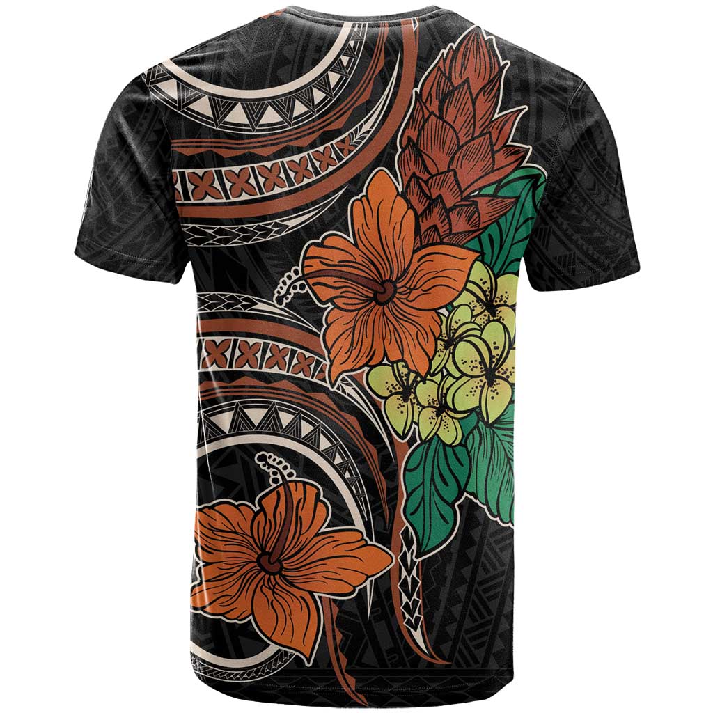 Vintage Hibiscus Pacific Floral T Shirt LT9 - Polynesian Pride