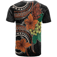 Vintage Hibiscus Pacific Floral T Shirt LT9 - Polynesian Pride