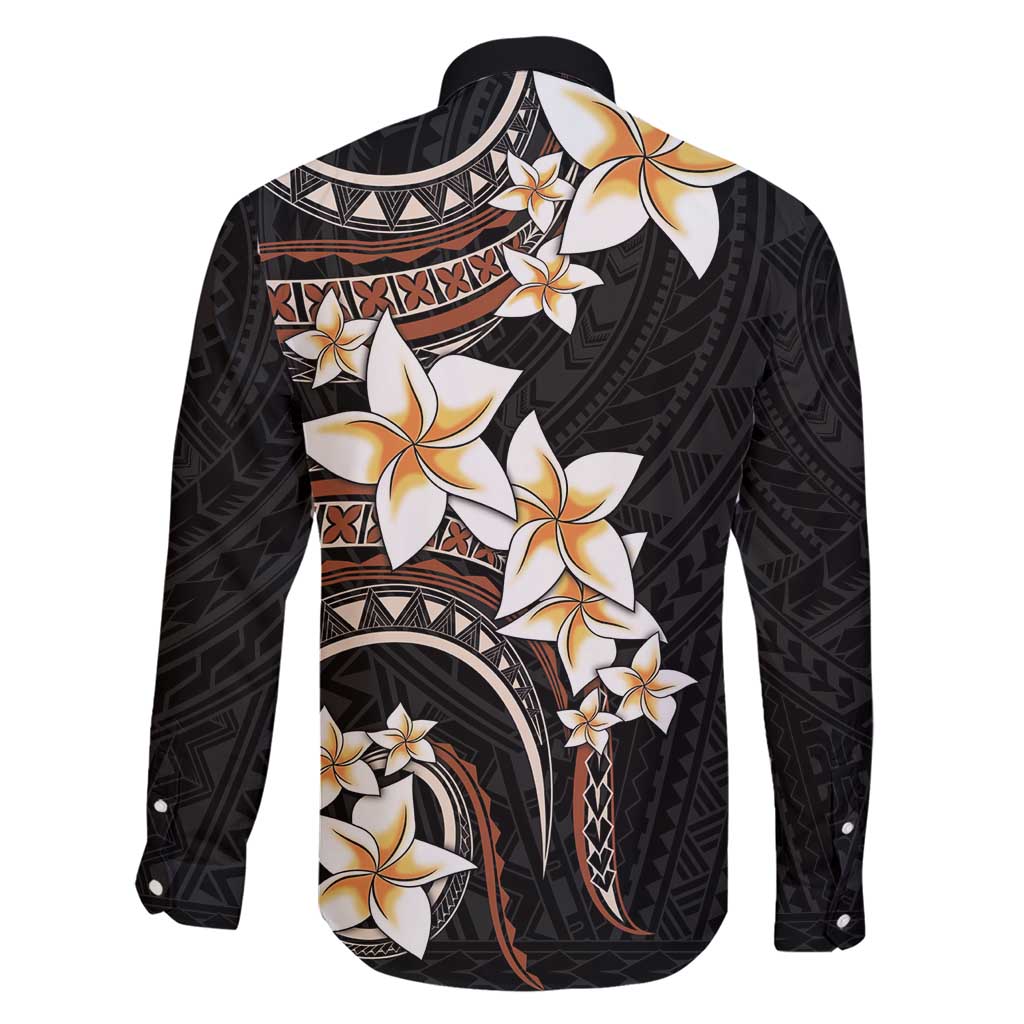 Vintage Plumeria Pacific Floral Family Matching Short Sleeve Bodycon Dress and Hawaiian Shirt