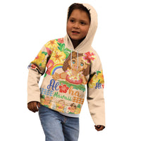 Kawaii Hula Girls Kid Hoodie Aloha Hibiscus Flowers LT9 - Polynesian Pride