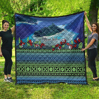 Personalised Fiji Viti Levu Quilt Tagimoucia and Tapa Tribal Pattern LT9 - Polynesian Pride