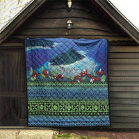 Personalised Fiji Viti Levu Quilt Tagimoucia and Tapa Tribal Pattern LT9 - Polynesian Pride