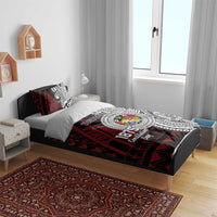 Personalised Tonga Constitution Day 1875 Bedding Set Polynesian Tribal Tattoo LT9 - Polynesian Pride