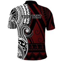 Personalised Tonga Constitution Day 1875 Polo Shirt Polynesian Tribal Tattoo