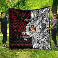Personalised Tonga Constitution Day 1875 Quilt Polynesian Tribal Tattoo LT9 - Polynesian Pride