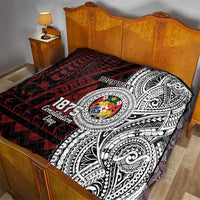 Personalised Tonga Constitution Day 1875 Quilt Polynesian Tribal Tattoo LT9 - Polynesian Pride