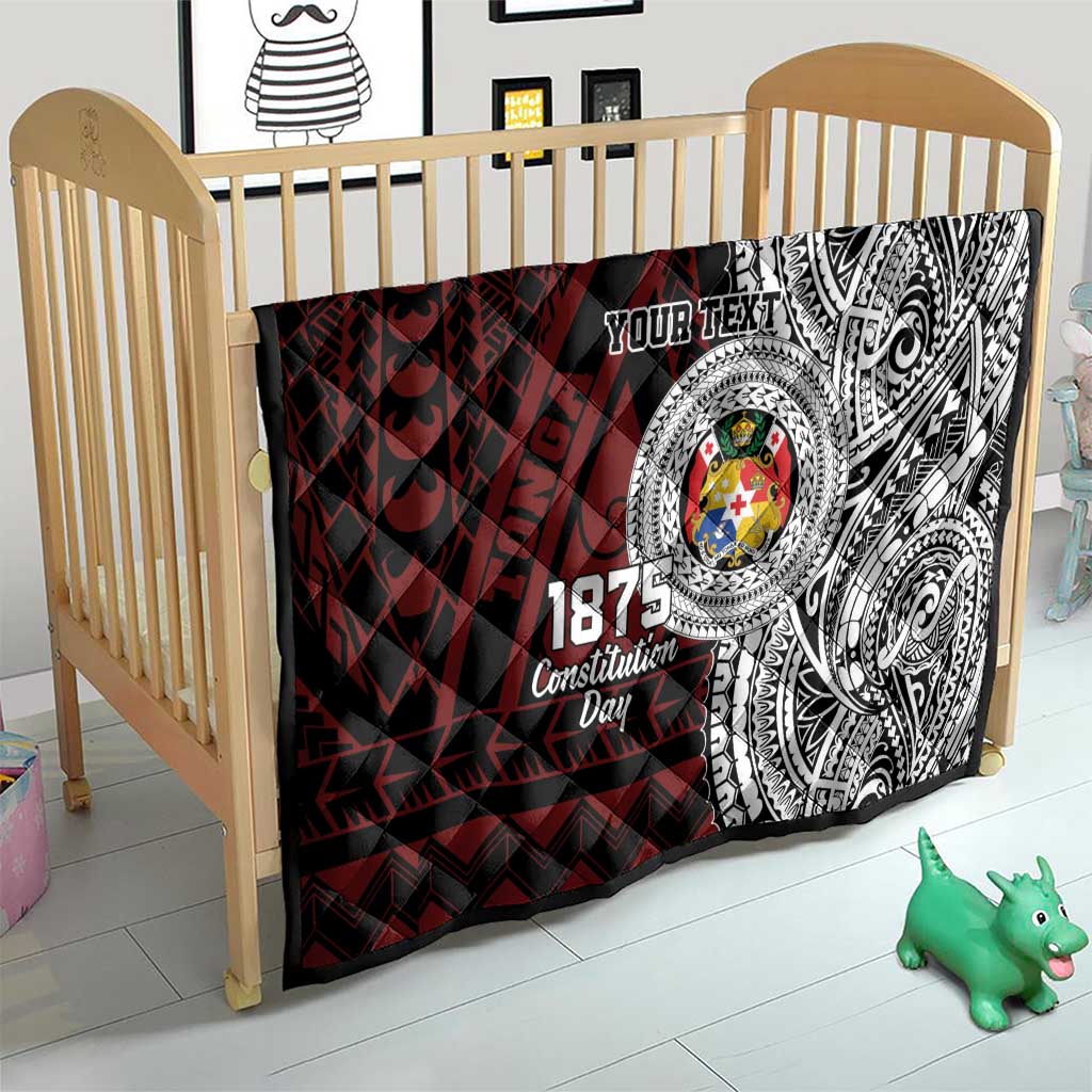 Personalised Tonga Constitution Day 1875 Quilt Polynesian Tribal Tattoo LT9 - Polynesian Pride