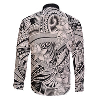 Polynesia Family Matching Tank Maxi Dress and Hawaiian Shirt Tribal Polynesian Spirit With Beige Pacific Flowers LT9 - Polynesian Pride