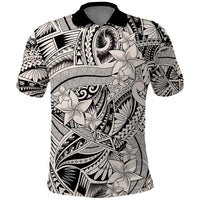 Polynesia Polo Shirt Tribal Polynesian Spirit With Beige Pacific Flowers LT9 Beige - Polynesian Pride