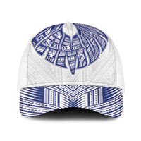 White Samoa Tribal Chest Tattoo Baseball Net Cap LT9 One Size White White - Polynesian Pride