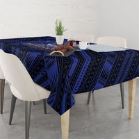 Toa Samoa 40th Anniversary Tablecloth Royal Blue Tribal LT9 - Polynesian Pride