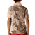 Polynesia Kid Polo Shirt Hibiscus and Hawaiian Tribal Tattoo Retro Style Pink Pastel LT9 - Polynesian Pride