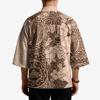 Polynesia Kimono Hibiscus Hawaiian Tribal Tattoo Retro Pink Pastel - Polynesian Pride