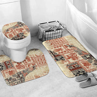 Hawaii Beige Version Bathroom Set Aloha Tribal Pattern - Polynesian Pride