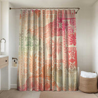Hawaii Sweat Pink Ombre Bathroom Set Aloha Tribal Pattern - Polynesian Pride