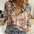 Aloha Hawaii Christmas Women Casual Shirt Mele Kalikimaka Tapa Tribal Retro Style LT9 Female Beige - Polynesian Pride
