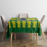 Personalised Cook Islands Christmas Tablecloth Santa Beach Meri Kiritimiti LT9 - Polynesian Pride