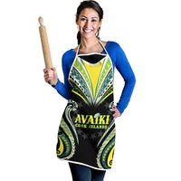 Rugby Cook Islands Avaiki Apron Black Kuki Airani Tribal Maori Inspired LT9 - Polynesian Pride