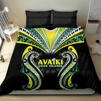 Rugby Cook Islands Avaiki Bedding Set Black Kuki Airani Tribal Maori Inspired LT9 - Polynesian Pride