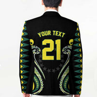Custom Rugby Cook Islands Avaiki Blazer Black Kuki Airani Tribal Maori Inspired LT9 - Polynesian Pride