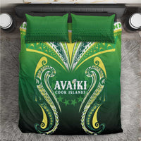 Rugby Cook Islands Avaiki Bedding Set Green Kuki Airani Tribal Maori Inspired LT9 Green - Polynesian Pride