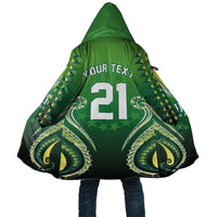 Custom Rugby Cook Islands Avaiki Cloak Green Kuki Airani Tribal Maori Inspired LT9 Unisex Green - Polynesian Pride