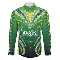 Custom Rugby Cook Islands Avaiki Family Matching Tank Maxi Dress and Hawaiian Shirt Green Kuki Airani Tribal Maori Inspired - Polynesian Pride