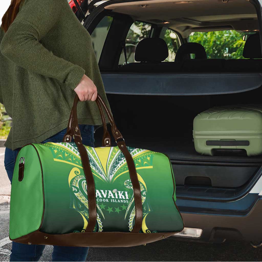 Rugby Cook Islands Avaiki Travel Bag Green Kuki Airani Tribal Maori Inspired LT9 - Polynesian Pride
