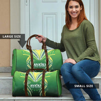 Rugby Cook Islands Avaiki Travel Bag Green Kuki Airani Tribal Maori Inspired LT9 - Polynesian Pride