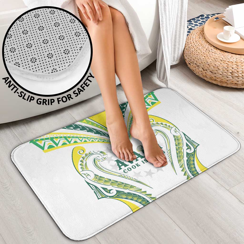 Rugby Cook Islands Avaiki Bathroom Set White Kuki Airani Tribal Maori Inspired LT9 - Polynesian Pride