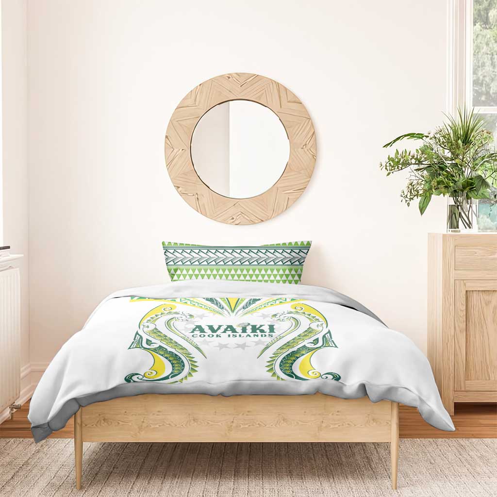Rugby Cook Islands Avaiki Bedding Set White Kuki Airani Tribal Maori Inspired LT9 - Polynesian Pride