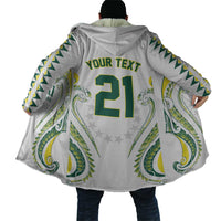 Custom Rugby Cook Islands Avaiki Cloak White Kuki Airani Tribal Maori Inspired LT9 - Polynesian Pride
