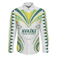 Custom Rugby Cook Islands Avaiki Family Matching Tank Maxi Dress and Hawaiian Shirt White Kuki Airani Tribal Maori Inspired - Polynesian Pride