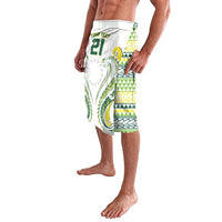 Custom Rugby Cook Islands Avaiki Lavalava White Kuki Airani Tribal Maori Inspired LT9 - Polynesian Pride