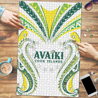 Rugby Cook Islands Avaiki Puzzle White Kuki Airani Tribal Maori Inspired LT9 White - Polynesian Pride