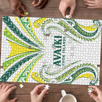 Rugby Cook Islands Avaiki Puzzle White Kuki Airani Tribal Maori Inspired LT9 - Polynesian Pride