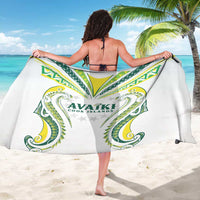 Rugby Cook Islands Avaiki Sarong White Kuki Airani Tribal Maori Inspired LT9 - Polynesian Pride