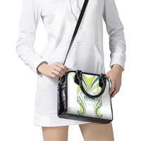 Rugby Cook Islands Avaiki Shoulder Handbag White Kuki Airani Tribal Maori Inspired LT9 - Polynesian Pride