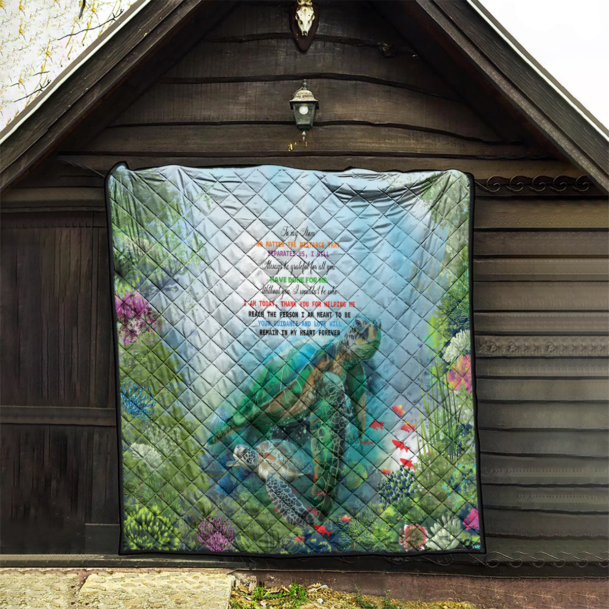 Polynesia Mother's Day Quilt Magnificent Sea Turtle Of Love and Gratitude LT9 - Polynesian Pride