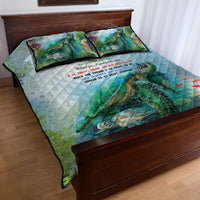 Polynesia Mother's Day Quilt Bed Set Magnificent Sea Turtle Of Love and Gratitude