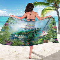 Polynesia Mother's Day Sarong Magnificent Sea Turtle Of Love and Gratitude LT9 - Polynesian Pride