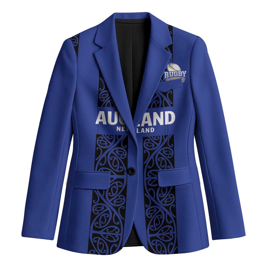 Custom Oceania Football NZ Auckland Blazer Maori Tribal Pattern