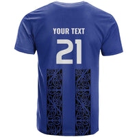 Custom Oceania Football NZ Auckland T Shirt Maori Tribal Pattern
