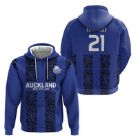 Custom Oceania Football NZ Auckland Zip Hoodie Maori Tribal Pattern LT9 - Polynesian Pride