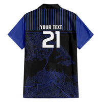 Custom Oceania Football NZ Auckland Hawaiian Shirt Minimal City Map Style LT9 - Polynesian Pride