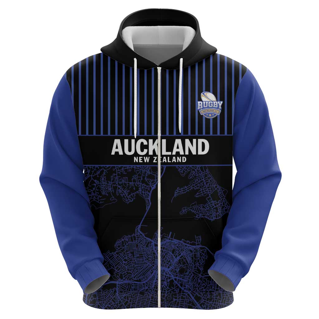 Custom Oceania Football NZ Auckland Hoodie Minimal City Map Style LT9 - Polynesian Pride
