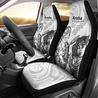 Aroha Maori Language Car Seat Cover Te Reo Maori Inspired Art LT9 - Polynesian Pride