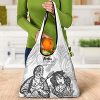 Aroha Maori Language Grocery Bag Te Reo Maori Inspired Art