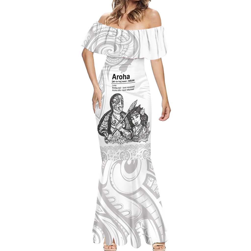 Aroha Maori Language Mermaid Dress Te Reo Maori Inspired Art