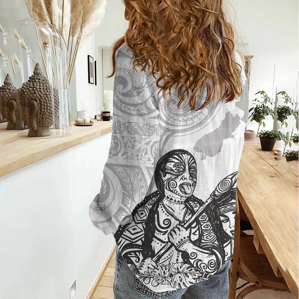 Aroha Maori Language Women Casual Shirt Te Reo Maori Inspired Art